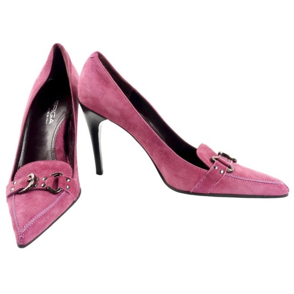 Via Spiga Suede Women’s 9.5 Elegant Pink Suede Heels - Picture 10 of 10